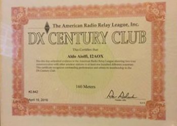 DXCC 160 mt. #241