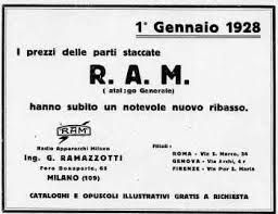 RAMAZZOTTI Opuscolo